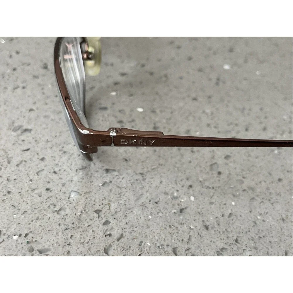DKNY Eyeglasses Frames Only 51-17-135 DY 5551 1034 Designer Brown Full Rim